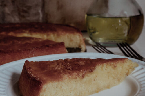 olive oil and orange cake