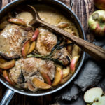 pork chops and apples