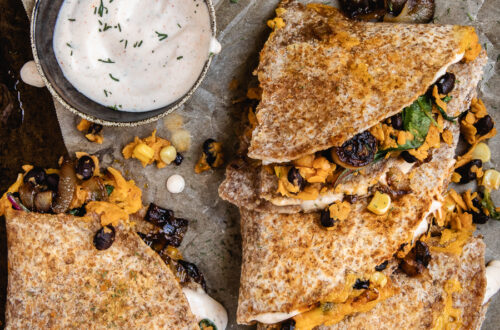 sweet potato quesadillas