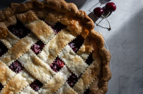 homemade cherry pie