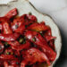 roasted red peppers and capers